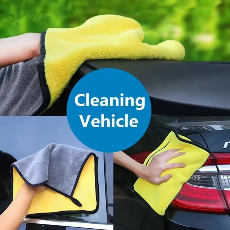 1pcs Ultra Soft Car Wash Microfiber Towel Car Cleaning Drying Cloth Care Cloth Detailing Car Wash Towel