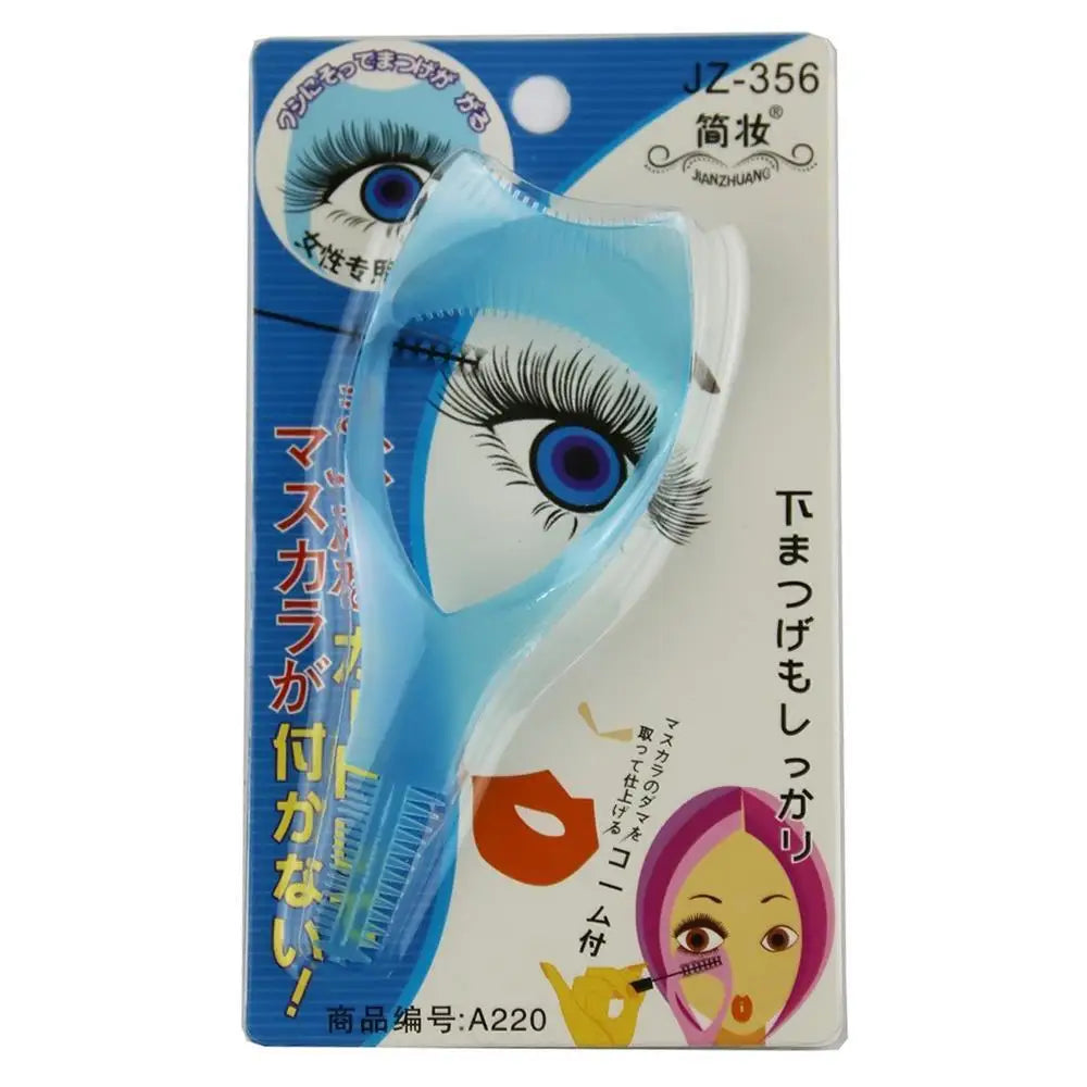 1pcs Paint Eyelashes Stencil Reusable Mascara Shield Applicator Plastic Eyelashes Template Beauty Make-up Tools For Women