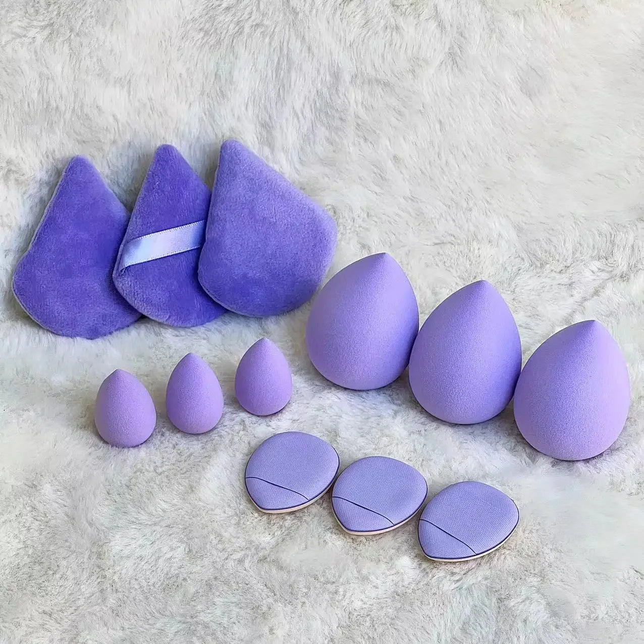 1/12pc Makeup Sponge Beauty Egg Soft Cosmetic Puff Foundation Sponges Powder Puff Women Make Up Accessories Beauty Tools