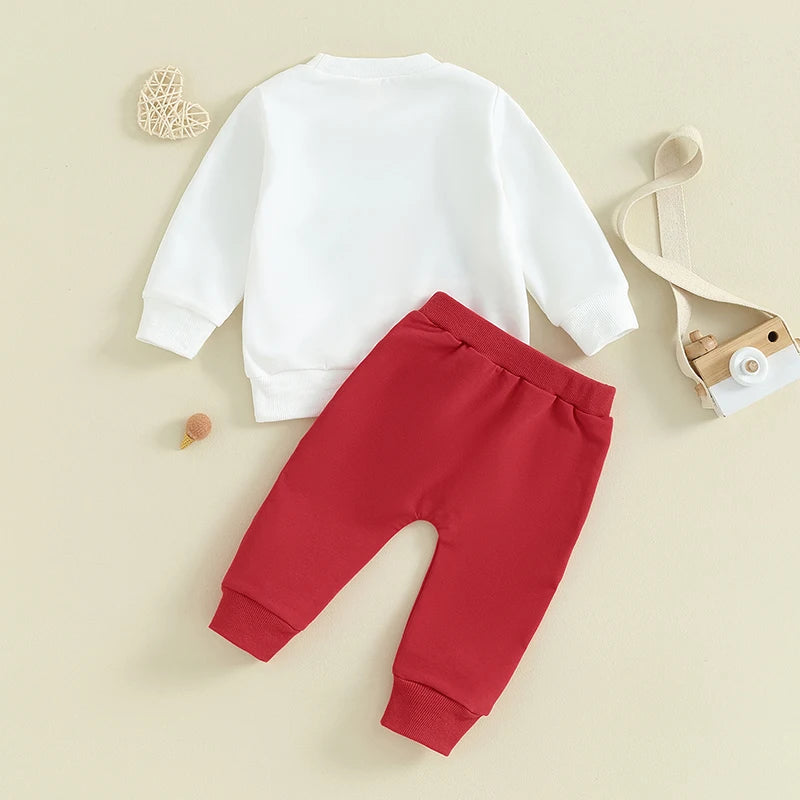 2023-09-23 Lioraitiin 0-3Y Toddler Baby Boy Valentine’s Day Outfits