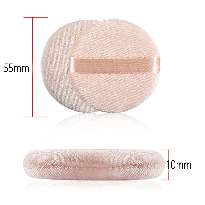 10pcs Professional Round Shape Facial Face Body Powder Foundation Puff Portable Soft Cosmetic Puff Makeup Foundation Sponge Lot