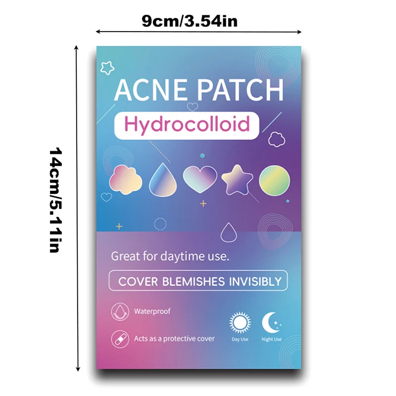 180/400Pcs Acne Pimple Patch Sticker Waterproof Acne Treatment Pimple Remover Tool Facial Mask SkinCare Hidden Pimple