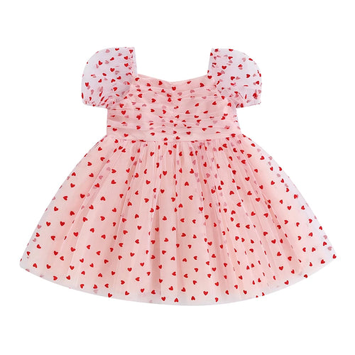 2023-10-20 Lioraitiin 6M-4Y Cute Baby Girl Valentine’s Day Dress Heart