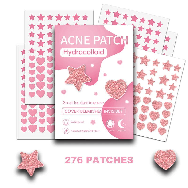 180/400Pcs Acne Pimple Patch Sticker Waterproof Acne Treatment Pimple Remover Tool Facial Mask SkinCare Hidden Pimple