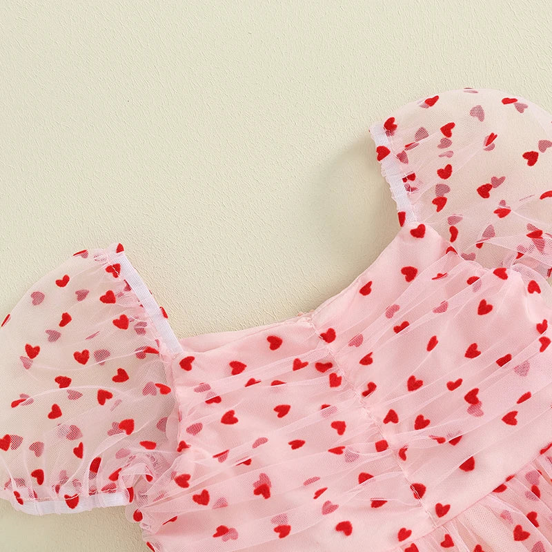 2023-10-20 Lioraitiin 6M-4Y Cute Baby Girl Valentine’s Day Dress Heart