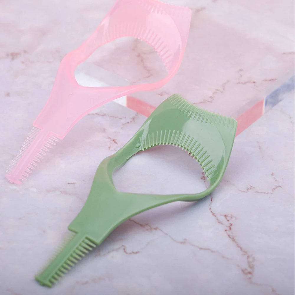 1pcs Paint Eyelashes Stencil Reusable Mascara Shield Applicator Plastic Eyelashes Template Beauty Make-up Tools For Women