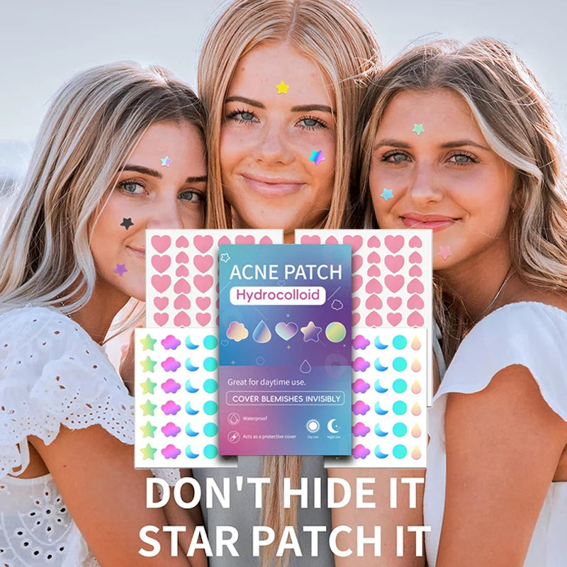 180/400Pcs Acne Pimple Patch Sticker Waterproof Acne Treatment Pimple Remover Tool Facial Mask SkinCare Hidden Pimple