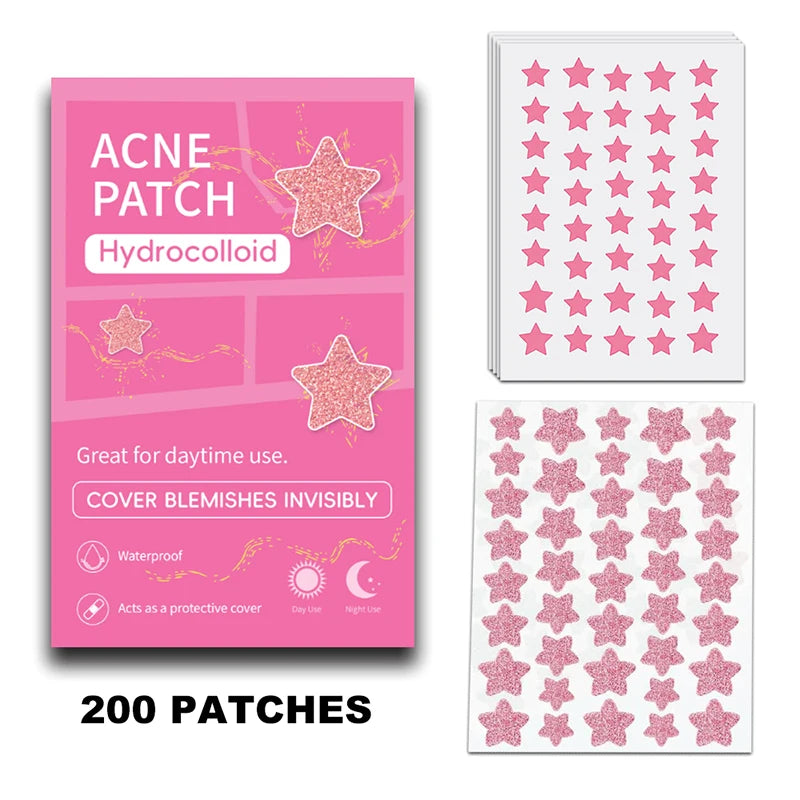 180/400Pcs Acne Pimple Patch Sticker Waterproof Acne Treatment Pimple Remover Tool Facial Mask SkinCare Hidden Pimple