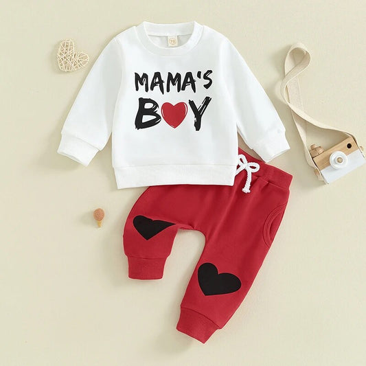 2023-09-23 Lioraitiin 0-3Y Toddler Baby Boy Valentine’s Day Outfits