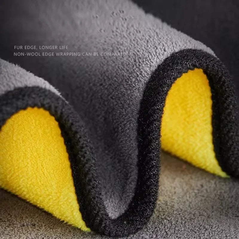 1pcs Ultra Soft Car Wash Microfiber Towel Car Cleaning Drying Cloth Care Cloth Detailing Car Wash Towel